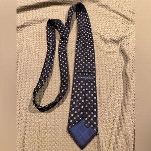 Saddlebred Black and White Geometric Tie